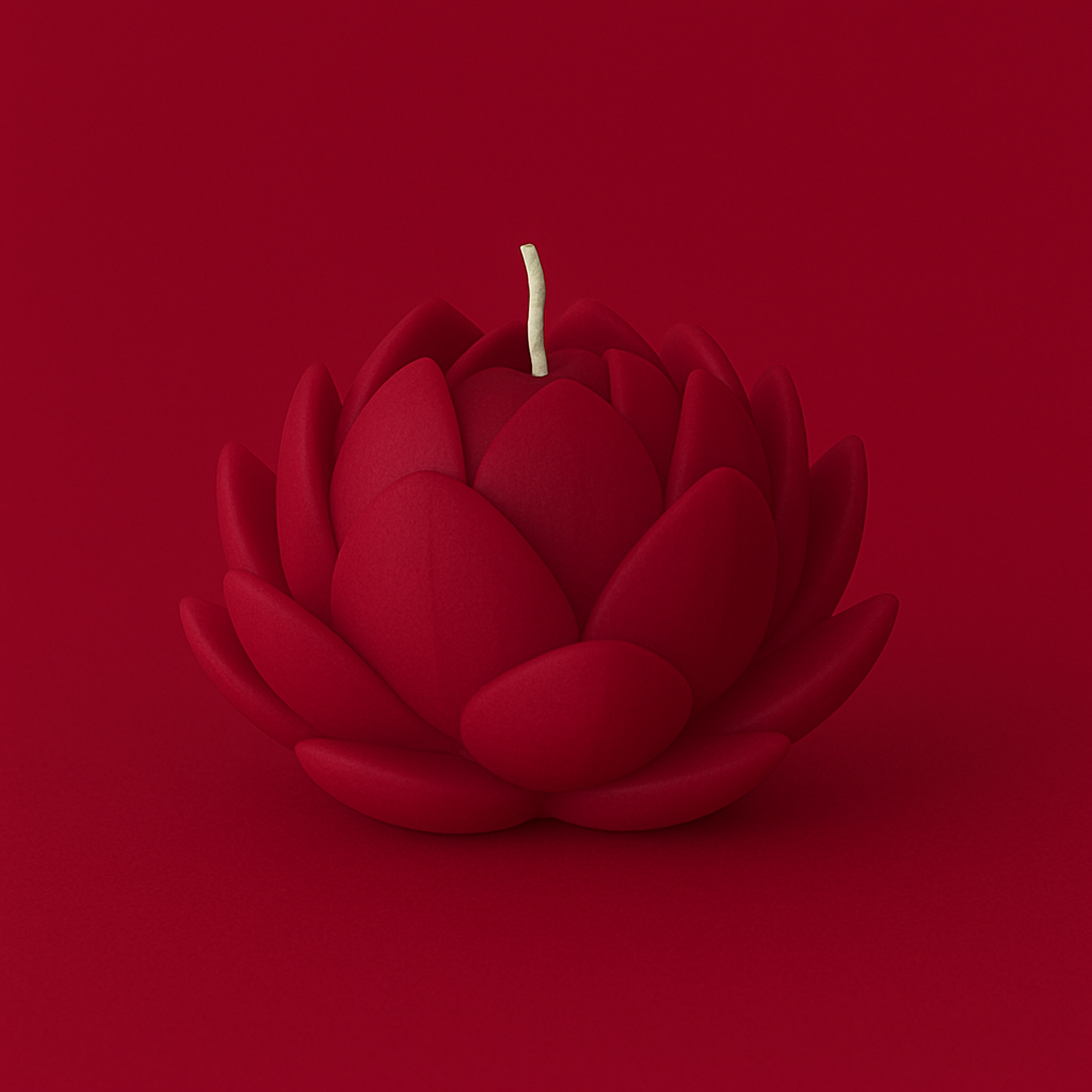 Divers Bougie Moulée Fleur de Lotus Fruit de la Passion