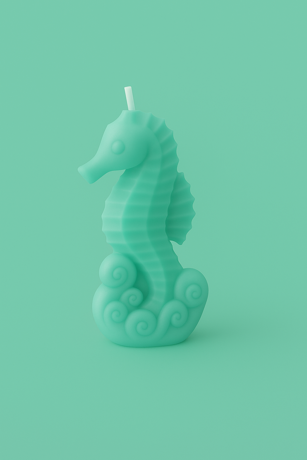 Aqua Bougies Moulées Hippocampe Sel de Mer et Sauge