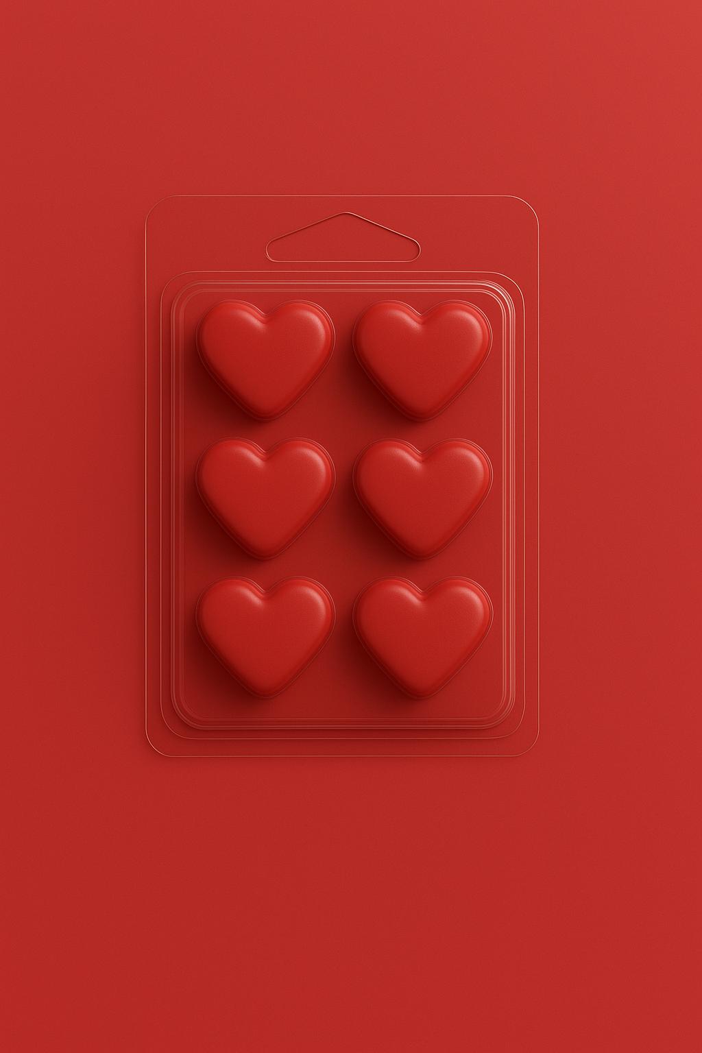 Galets de cœurs Fleur de Noël