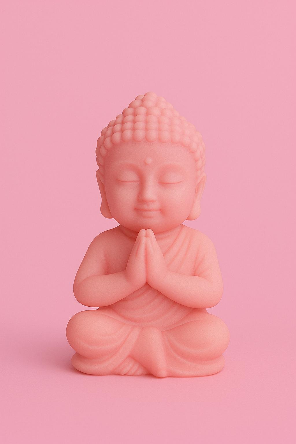 Bougie moulée Bouddha Litchi