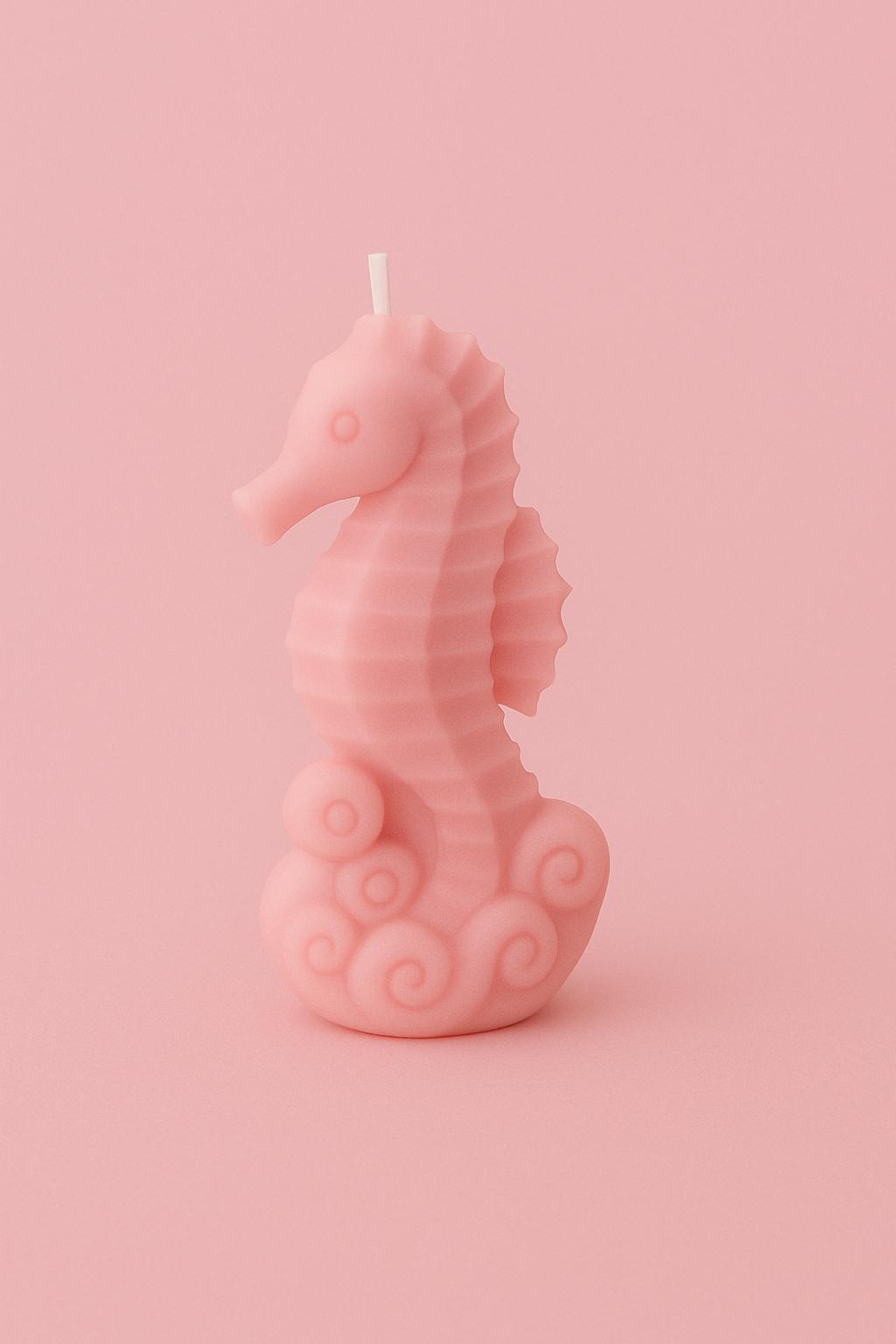 Aqua Bougies Moulées Hippocampe Bois de Rosé