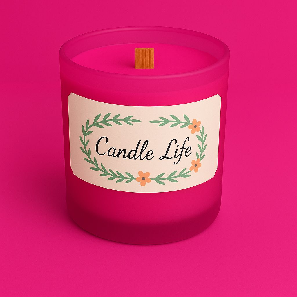 Bougie mèche de bois Patchouli
