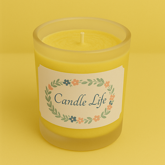 Bougie une mèche Citronnelle