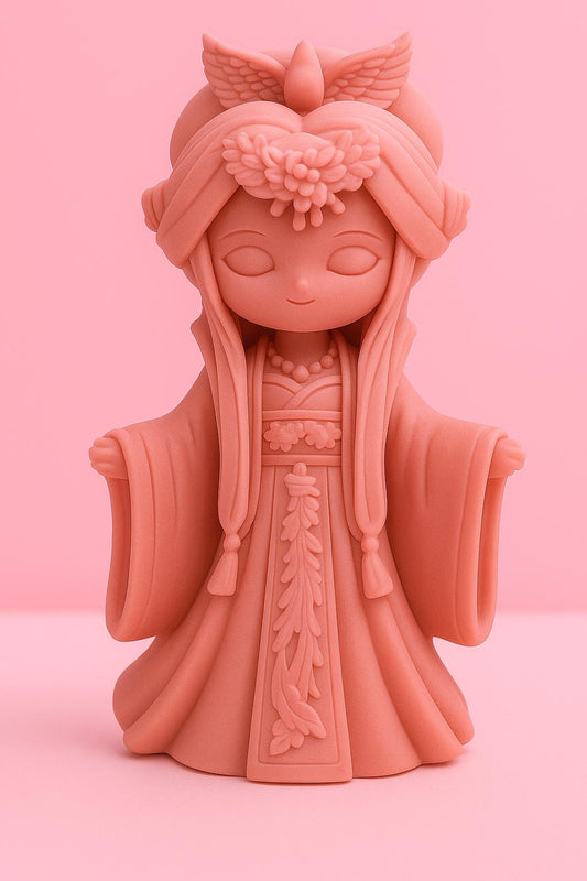 J.A.P Bougie Moulée Princesse Pivoine