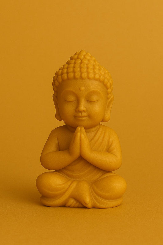 Bougie moulée Bouddha Ananas Vanille Miel