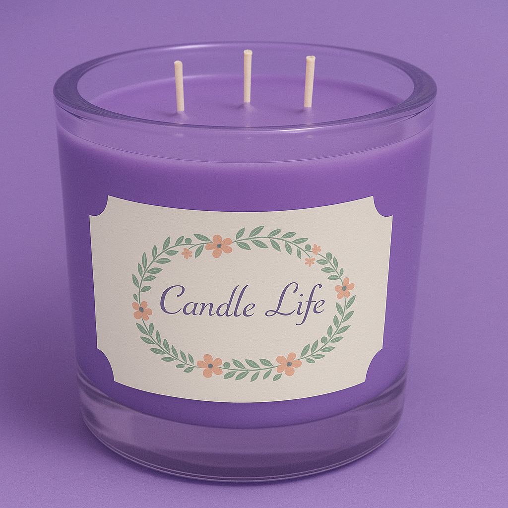 Bougie trois mèches Patchouli