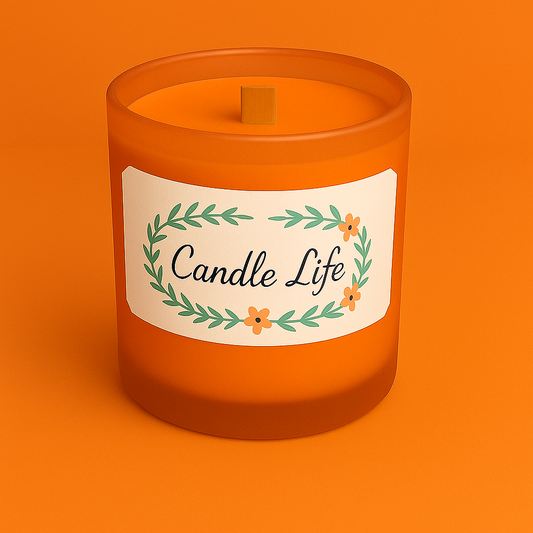 Bougie mèche de bois Confiture de Mirabelle