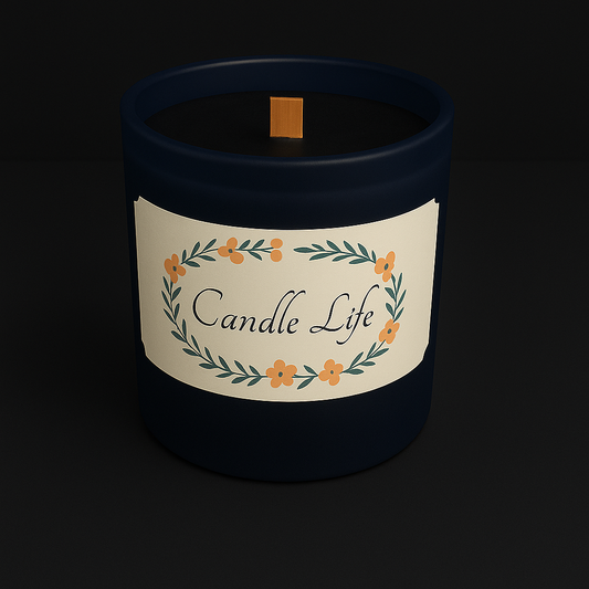 Bougie mèche de bois Figue