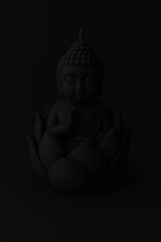 Décoration de cire sans mèche Fleur de Lotus Bouddha Figue