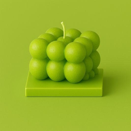 Divers Bougie Moulée petit Cube Mojito Glacé