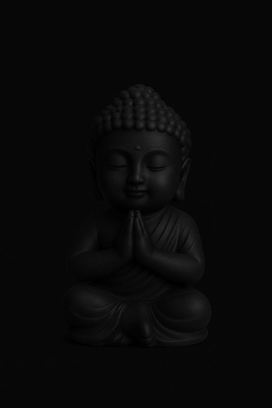 Bougie moulée Bouddha Figue