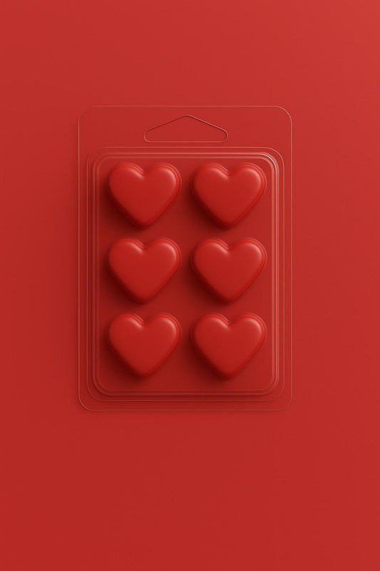 Galets de cœurs Fleur de Noël