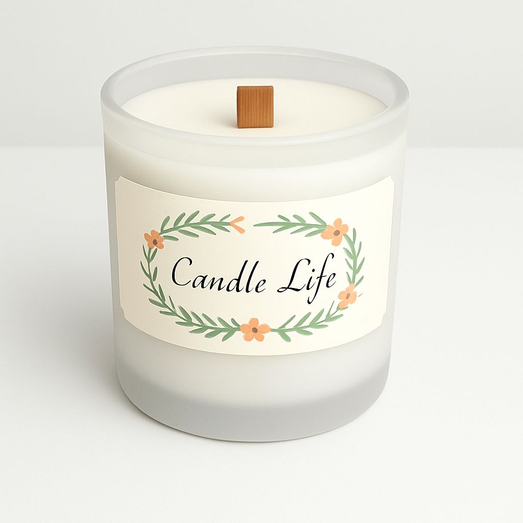 Bougie mèche de bois Musc Coco