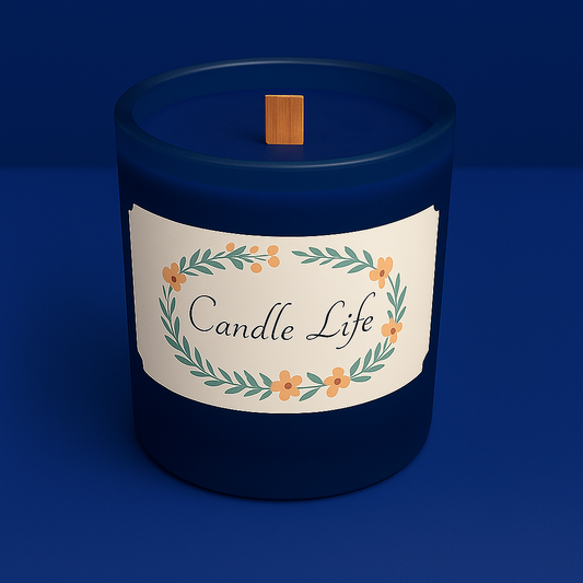 Bougie mèche de bois Boss