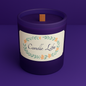 Bougie mèche de bois Caramel Myrtille