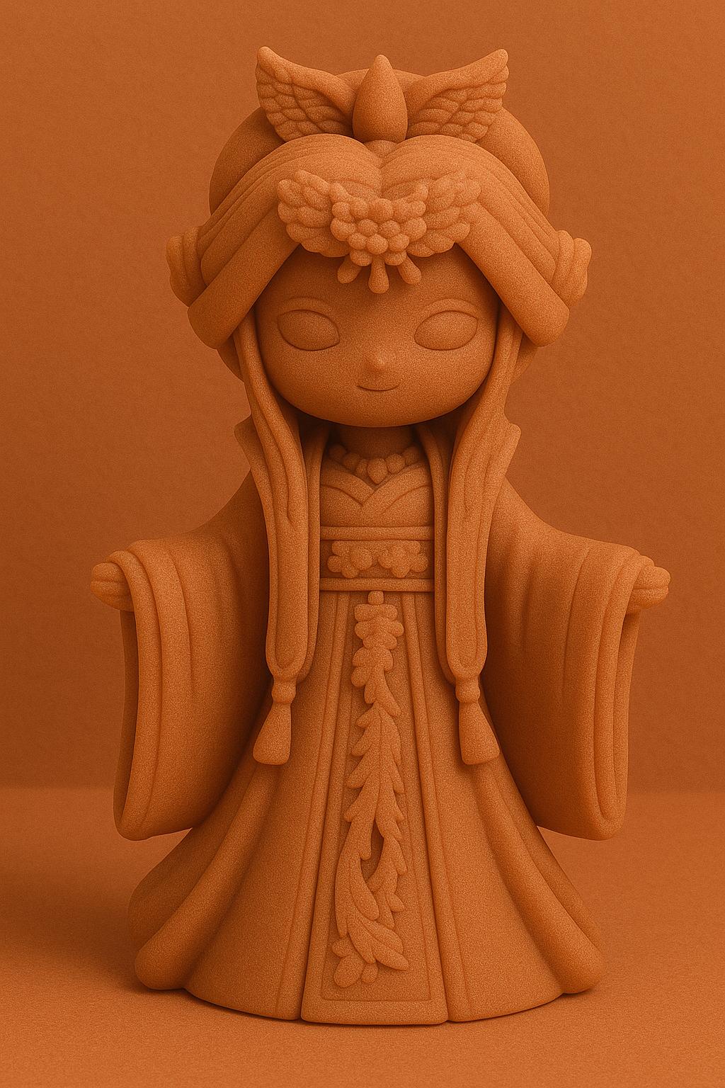 J.A.P Bougie Moulée Princesse Caramel Beurre Salé