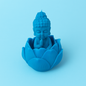 Décoration de cire sans mèche Fleur de Lotus Bouddha Sel de Mer et Sauge
