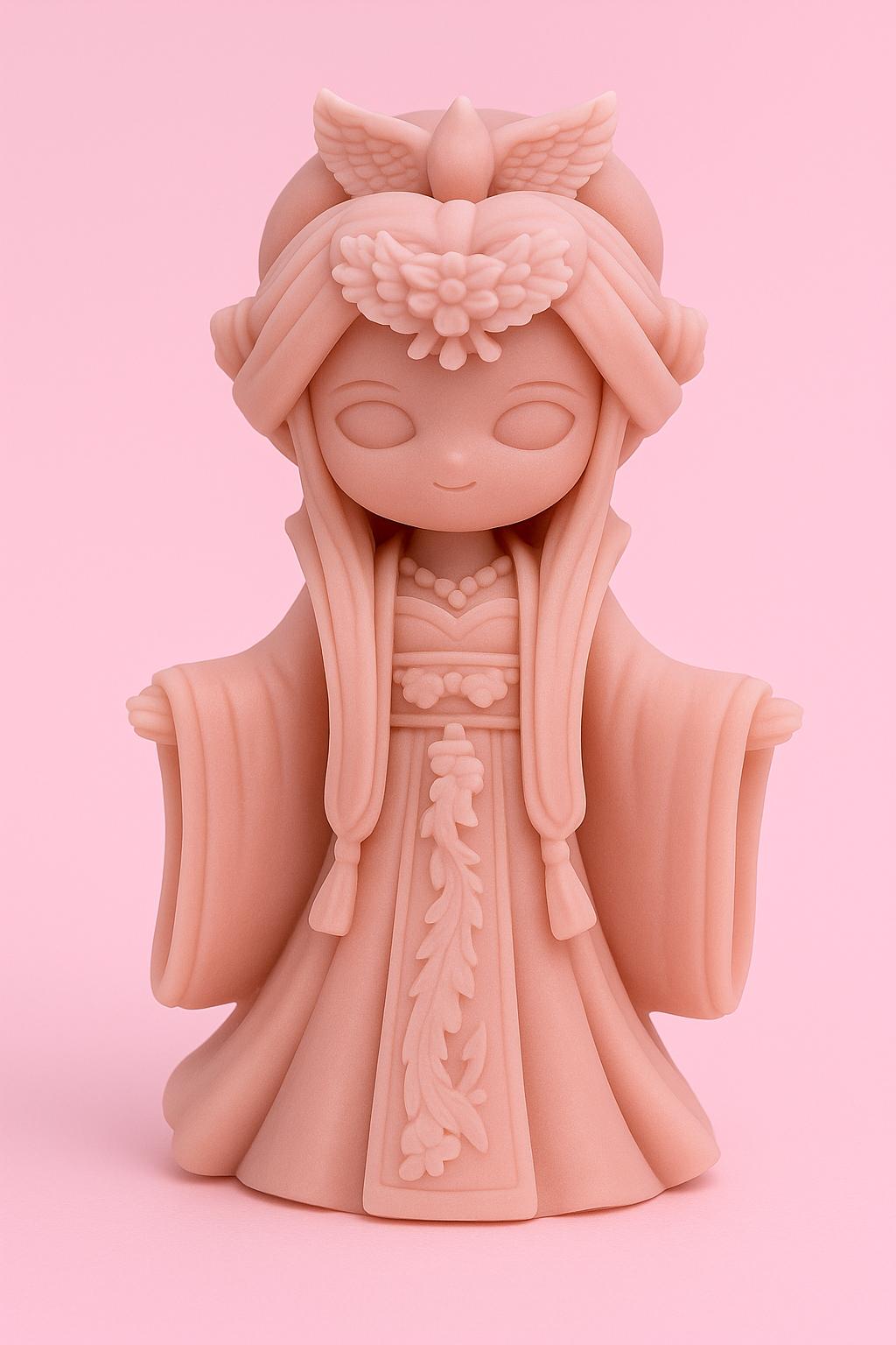 J.A.P Bougie Moulée Princesse Bois de Rosé