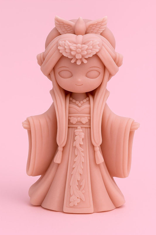J.A.P Bougie Moulée Princesse Bois de Rosé