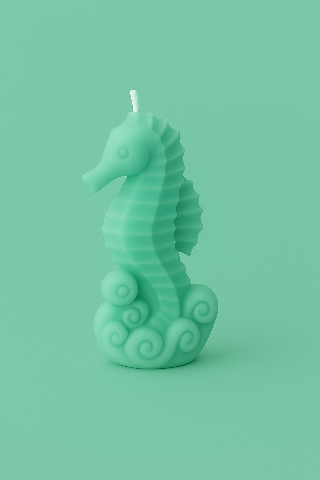Aqua Bougies Moulées Hippocampe Thé Vert