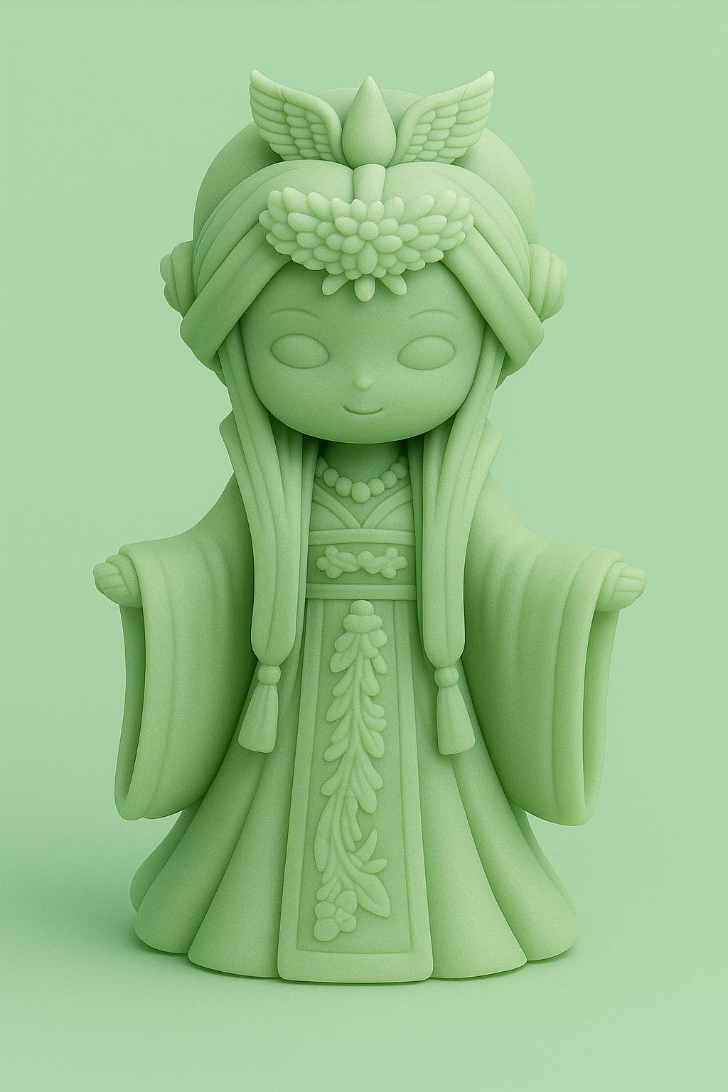 J.A.P Bougie Moulée Princesse Thé Vert