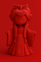 J.A.P Bougie Moulée Princesse Coquelicot