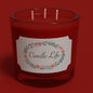 Bougie trois mèches Cerise