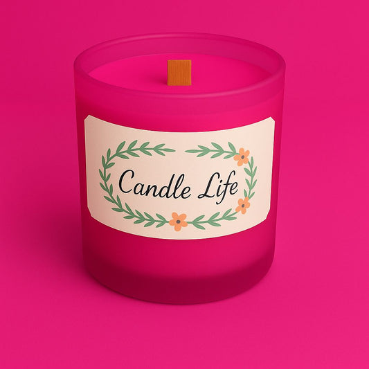 Bougie mèche de bois Patchouli