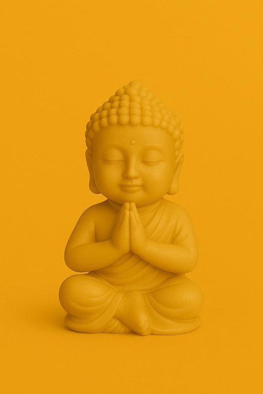 Bougie moulée Bouddha Monoï