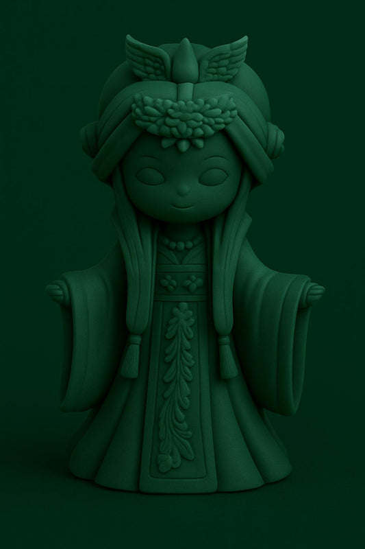 J.A.P Bougie Moulée Princesse Citron Vert