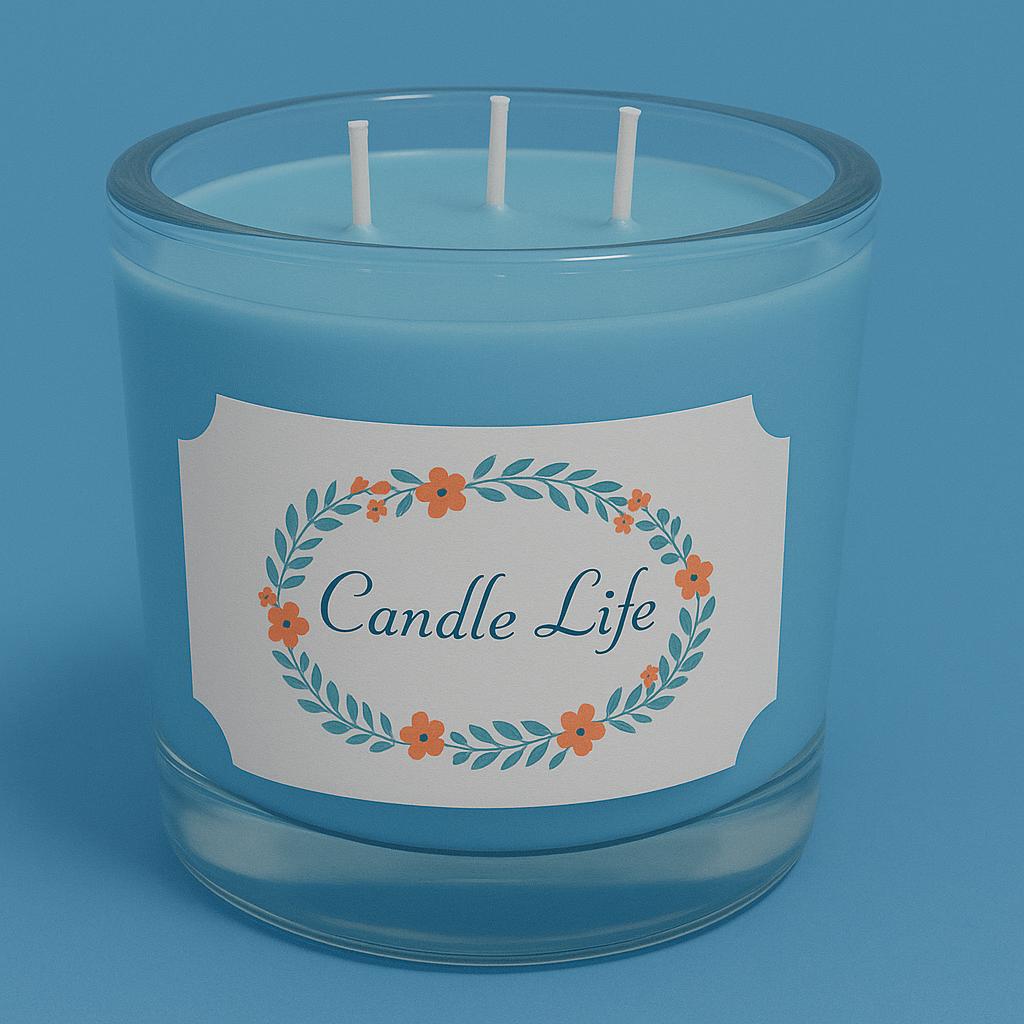 Bougie trois mèches Sel de Mer et Sauge