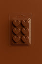 Galets de cœurs Chocolat Noisette