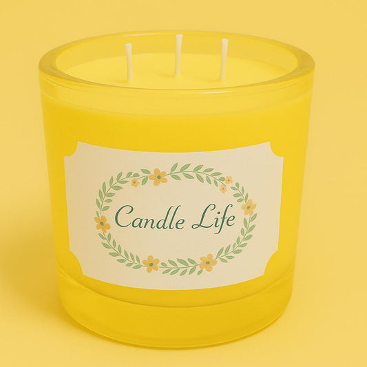 Bougie trois mèches Citronnelle