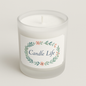 Bougie une mèche Fleur de Lotus