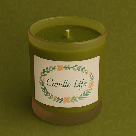 Bougie une mèche Citron vert